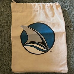 Vintage Sharks Fin Logo Sack Bag